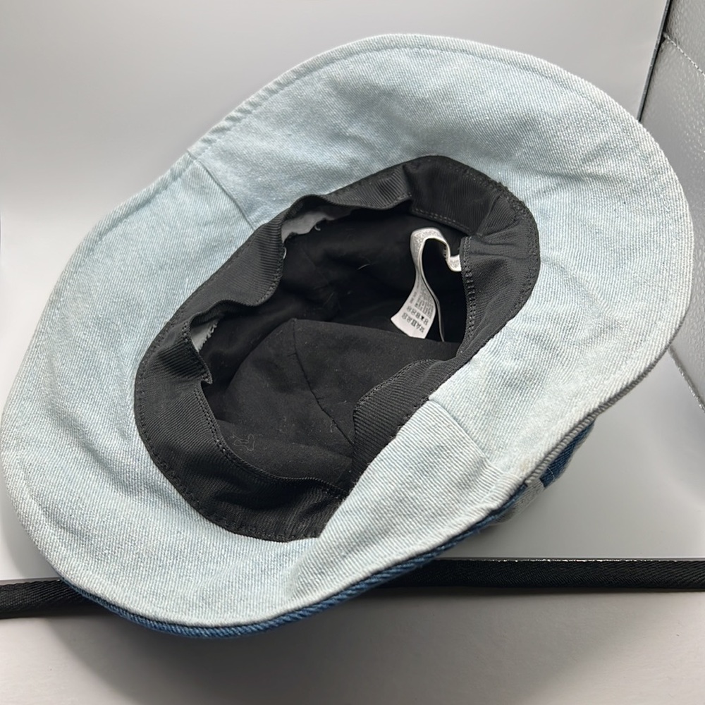 Bongo Patchwork Bucket Hat Jean Denim Vintage Uni… - image 7